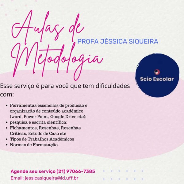 Aulas Particulares de Metodologia para Universitários
